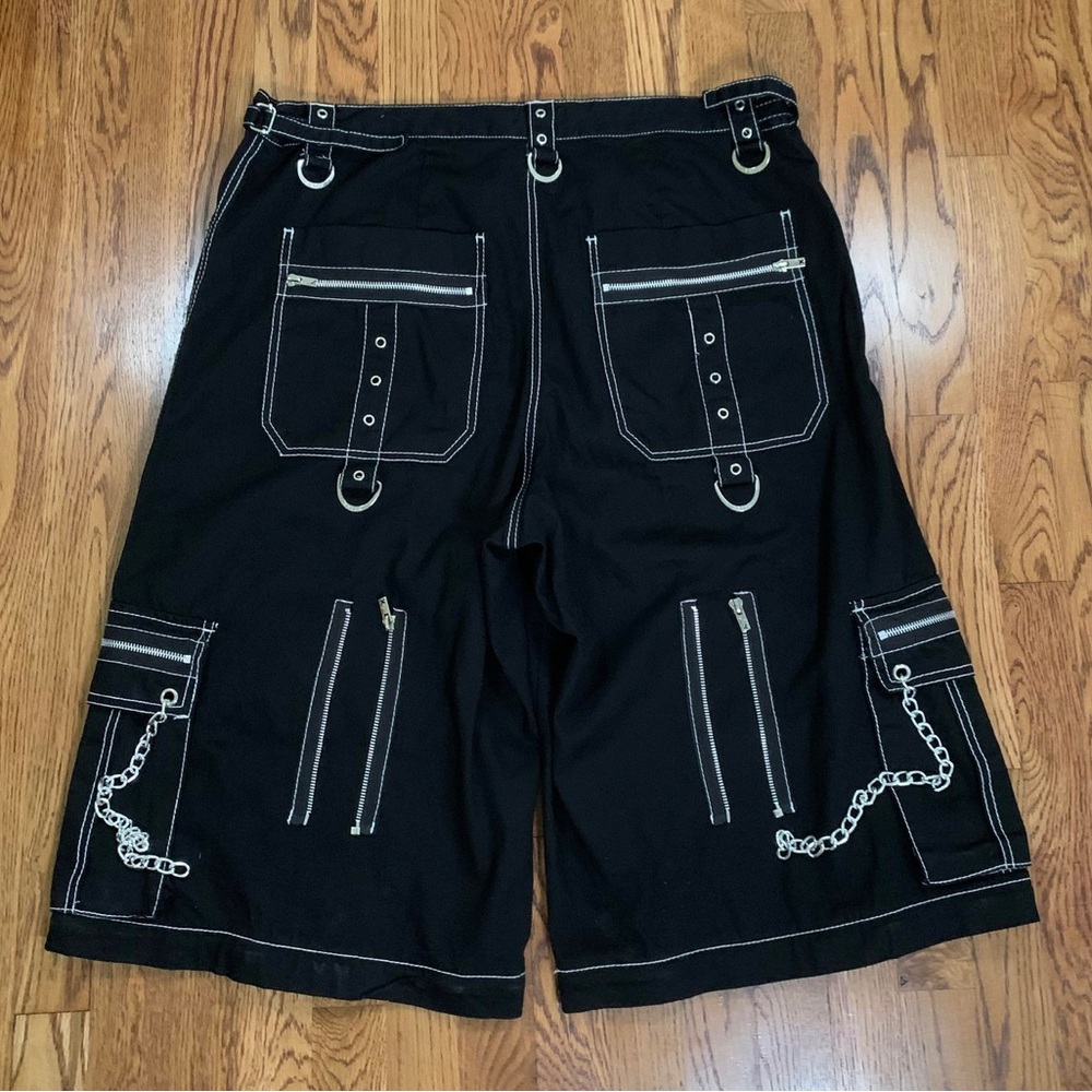 Vintage Tripp NYC Gothic Black Shorts (Size XL) - Picture 3 of 5